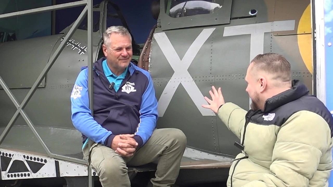 Ben Affleck flew in a DCS Spitfire simulator cockpit