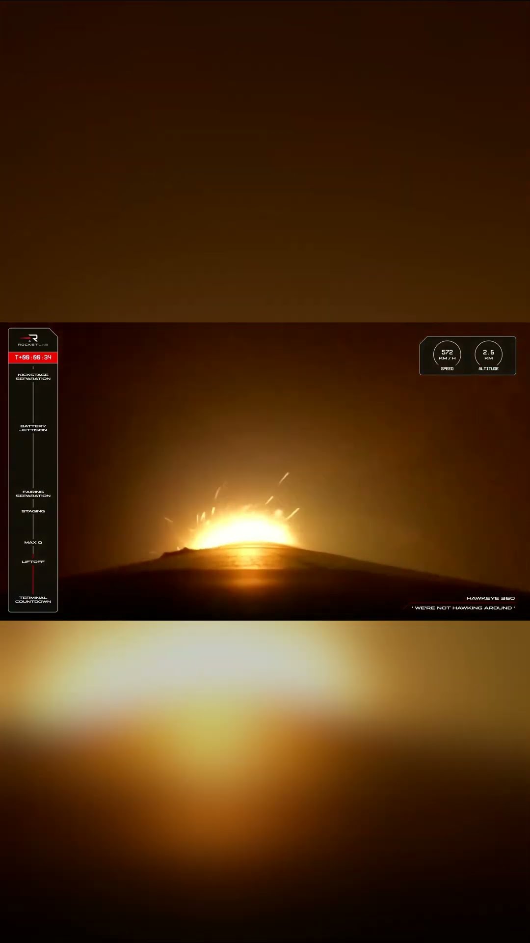 Rocket Lab Electron rocket launches Hawk satellites