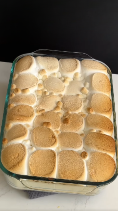 How to make classic s’mores in a pan