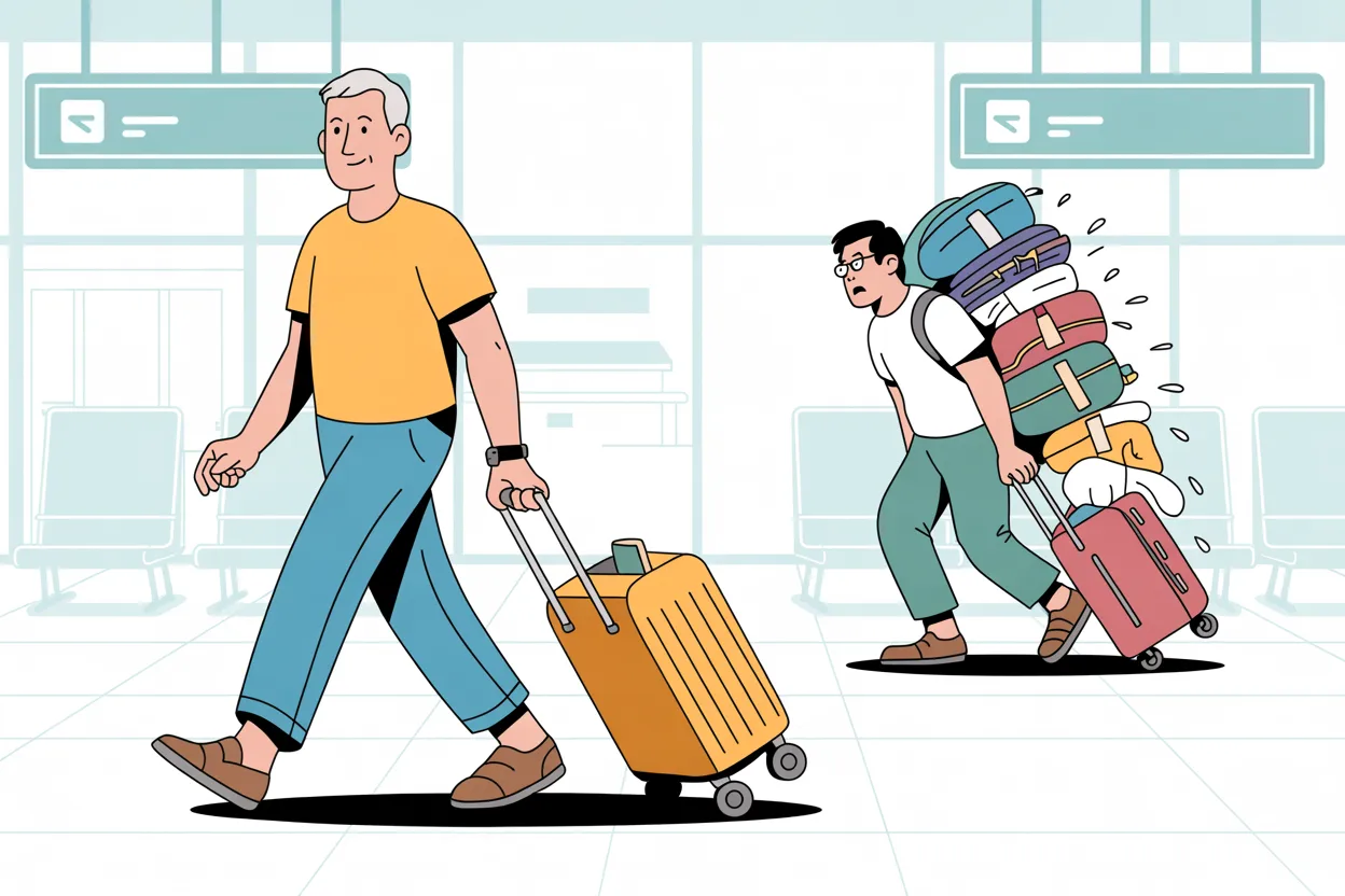 The reverse packing list: What should you leave at home?