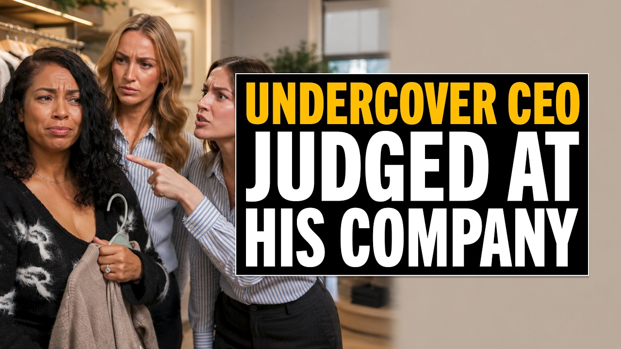 Undercover CEO gets treated differently based on first impressions