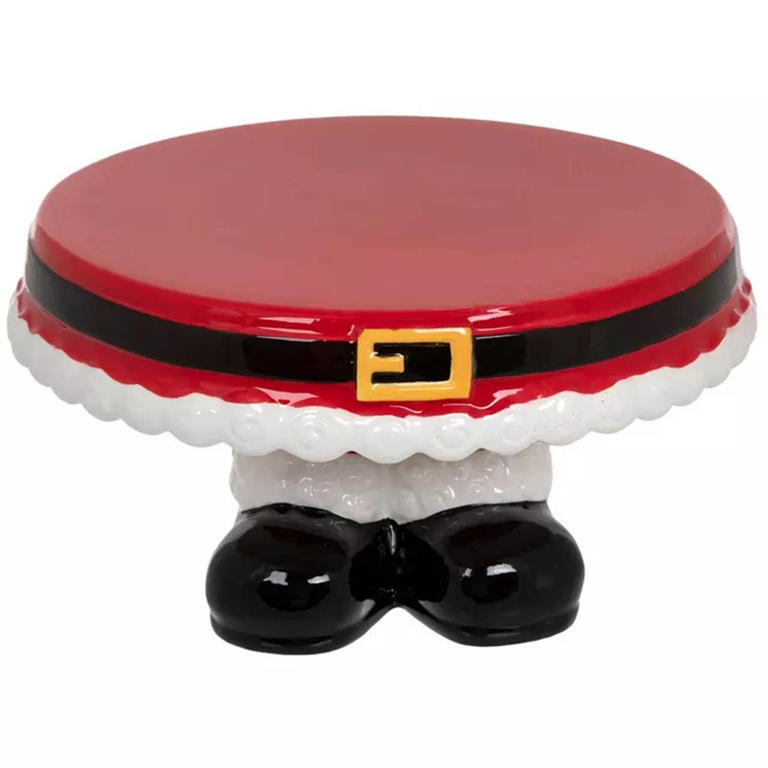 Hobby Lobby’s whimsical $12 Santa cake stand is a festive holiday upgrade