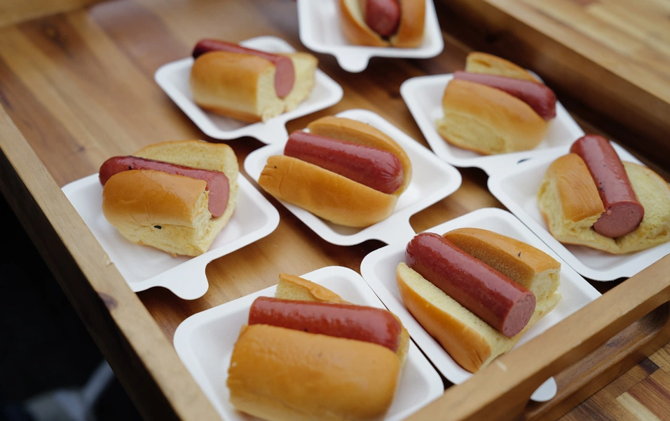 Hot dog love from bun to bite