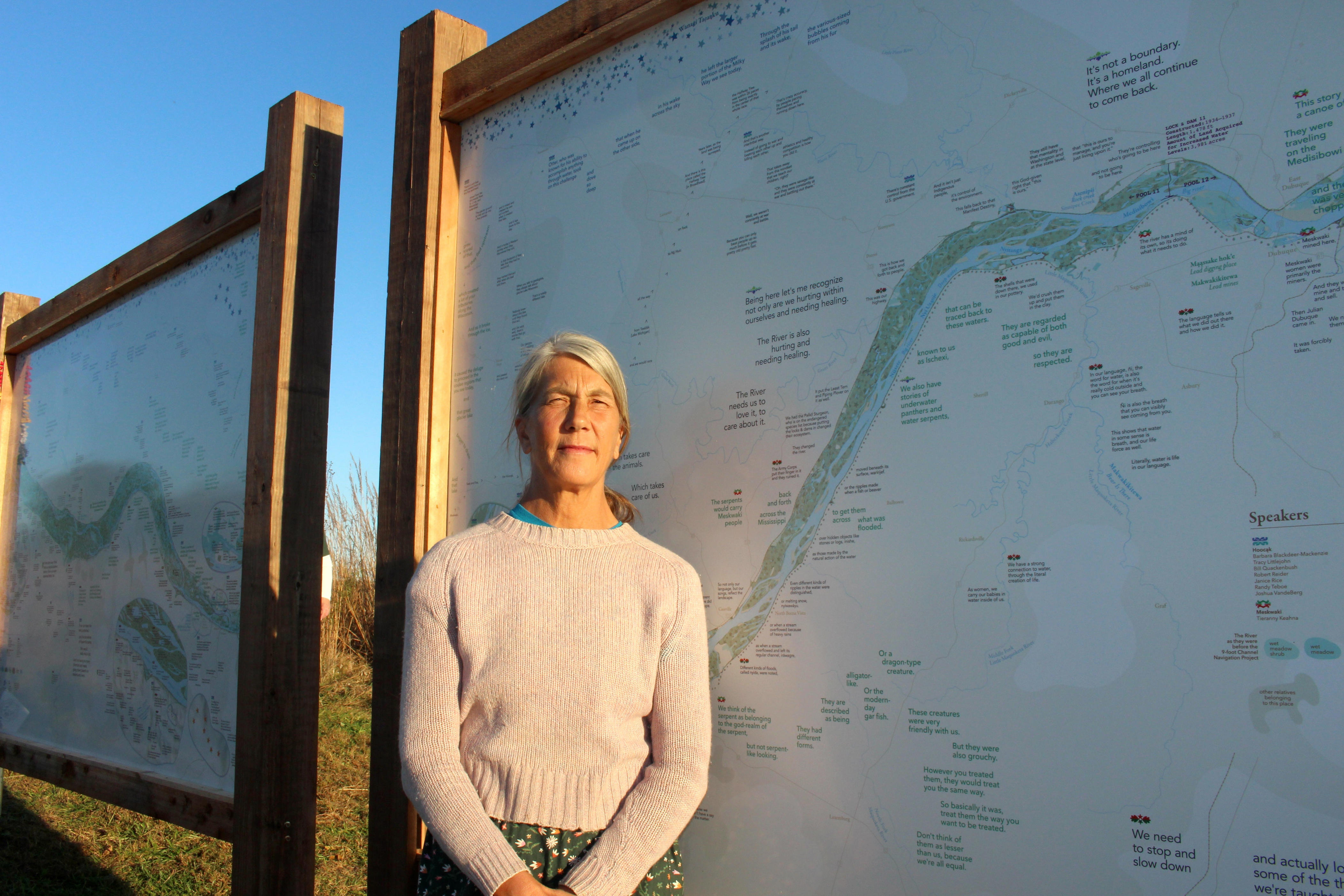 Tribal voices power public art project on the Mississippi River