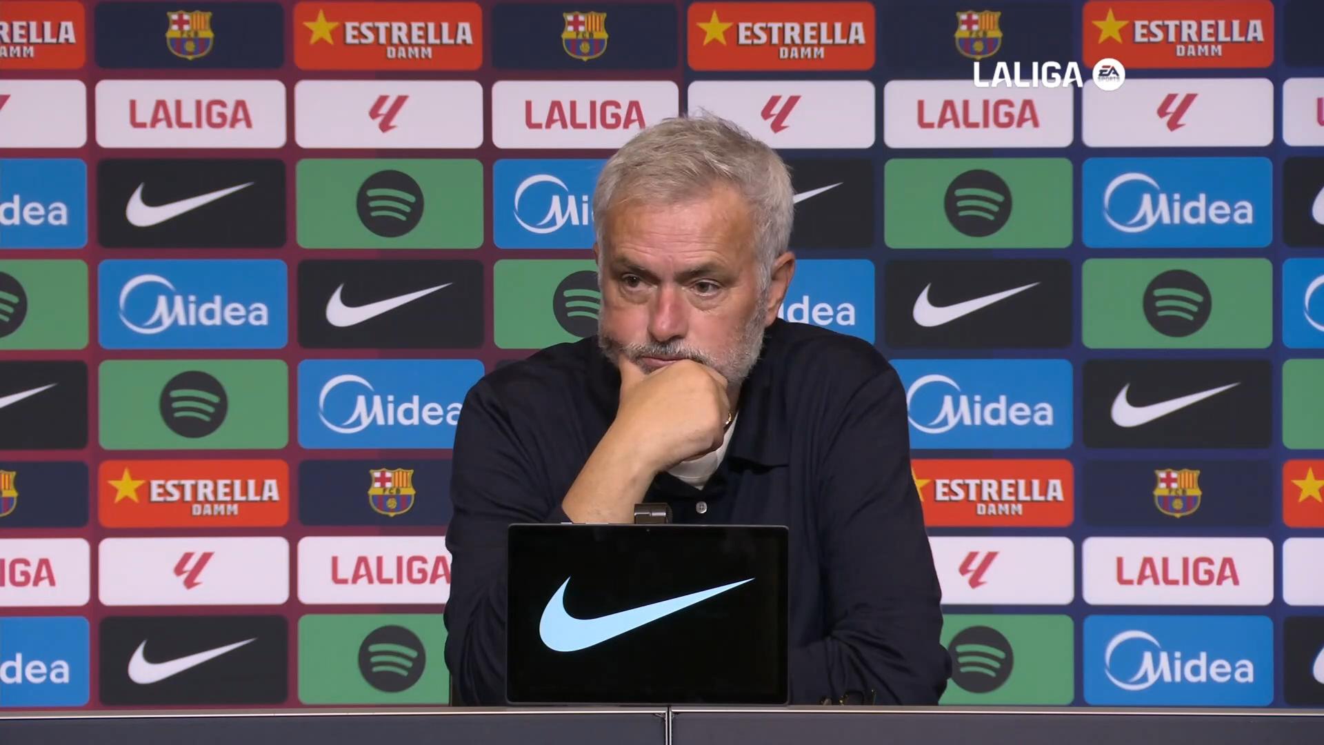 Mourinho praises Cucurrella after stopping a 'very good' Lamine Yamal