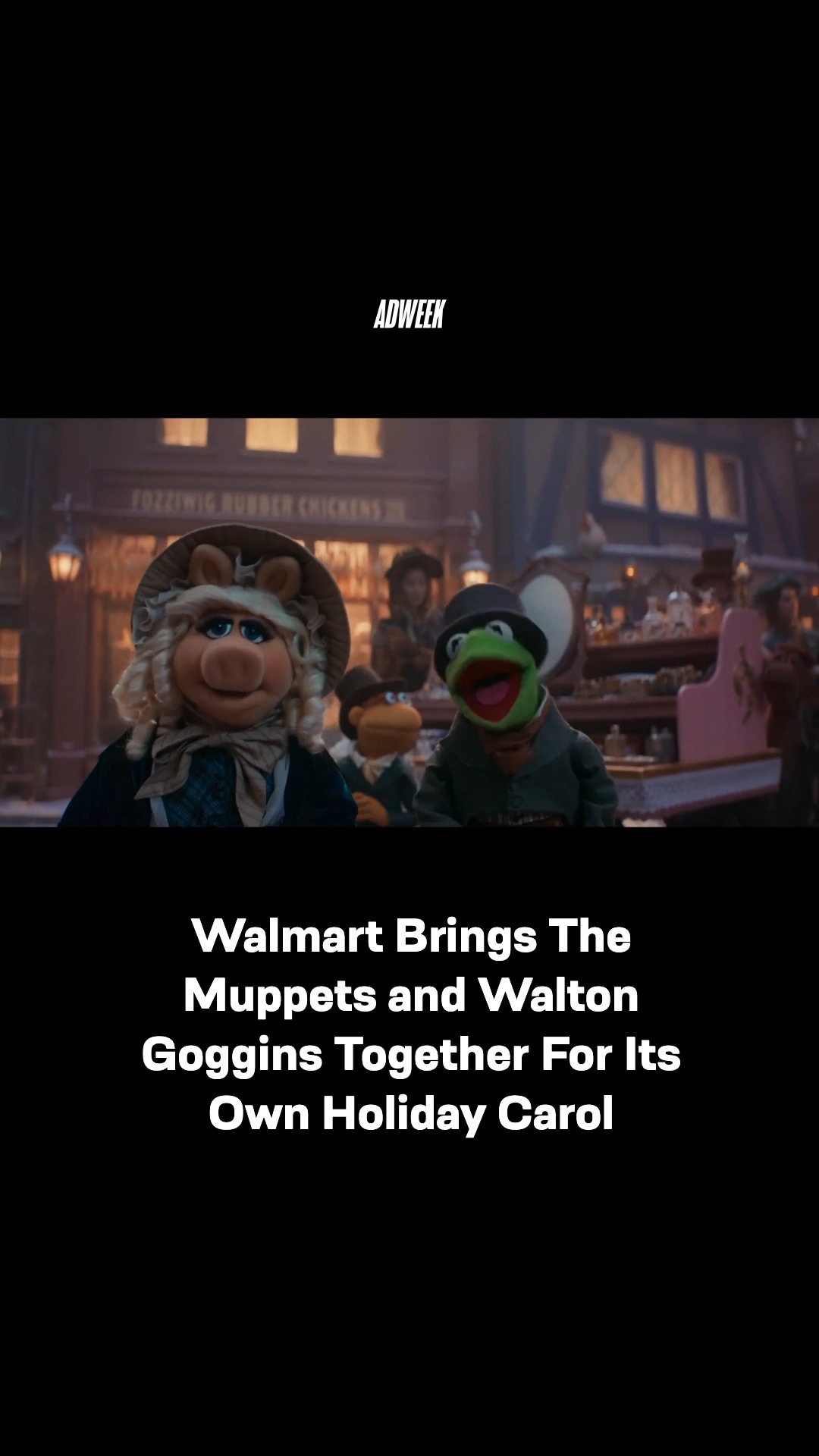 Walmart and Disney launch holiday ad with Muppets and Walton Goggins