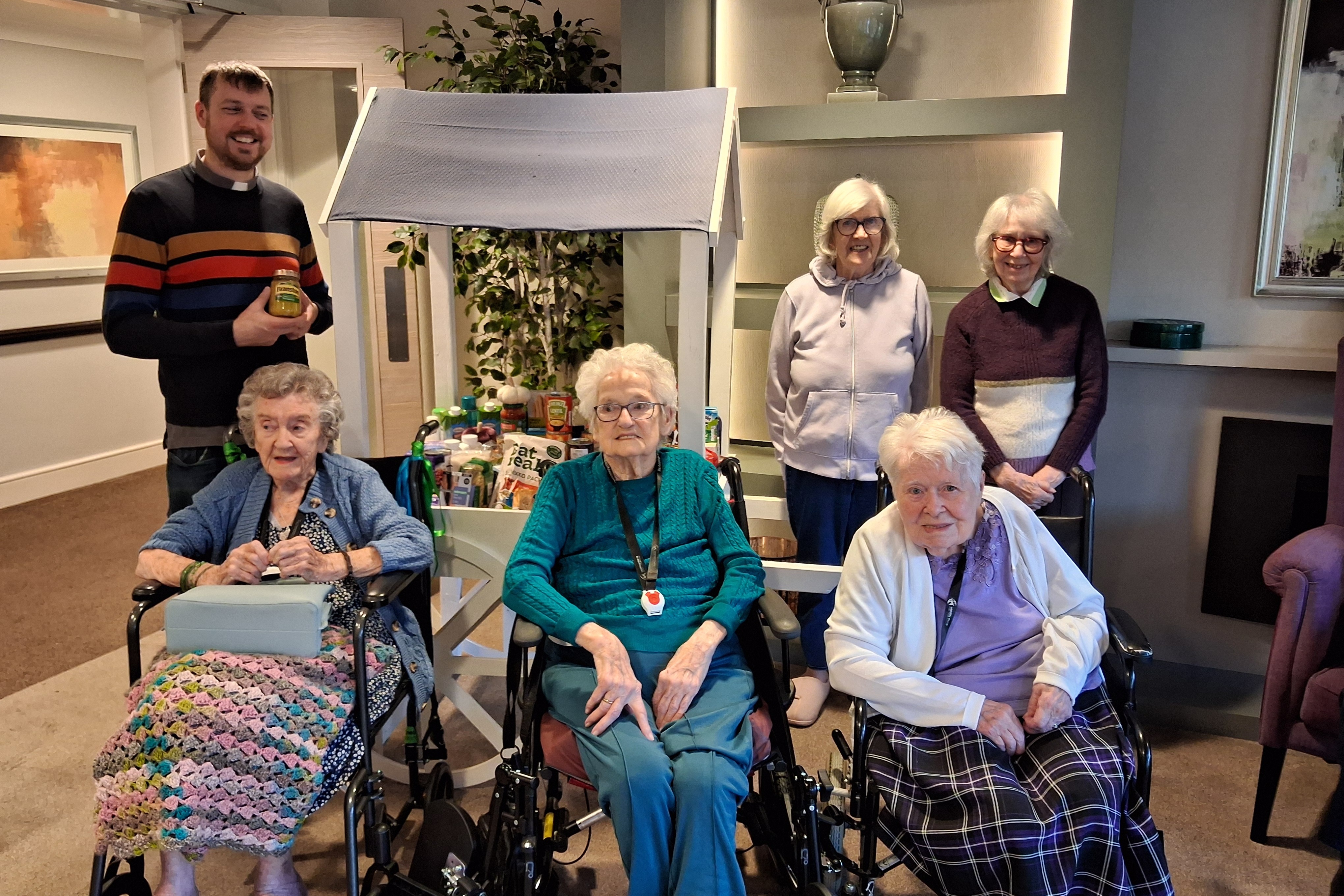 Ampthill care home donates £250 to St Andrew’s Church weathervane