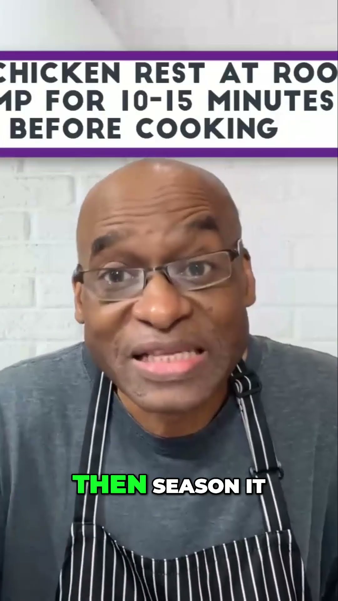 Prepping chicken for flavor, texture, and even cooking
