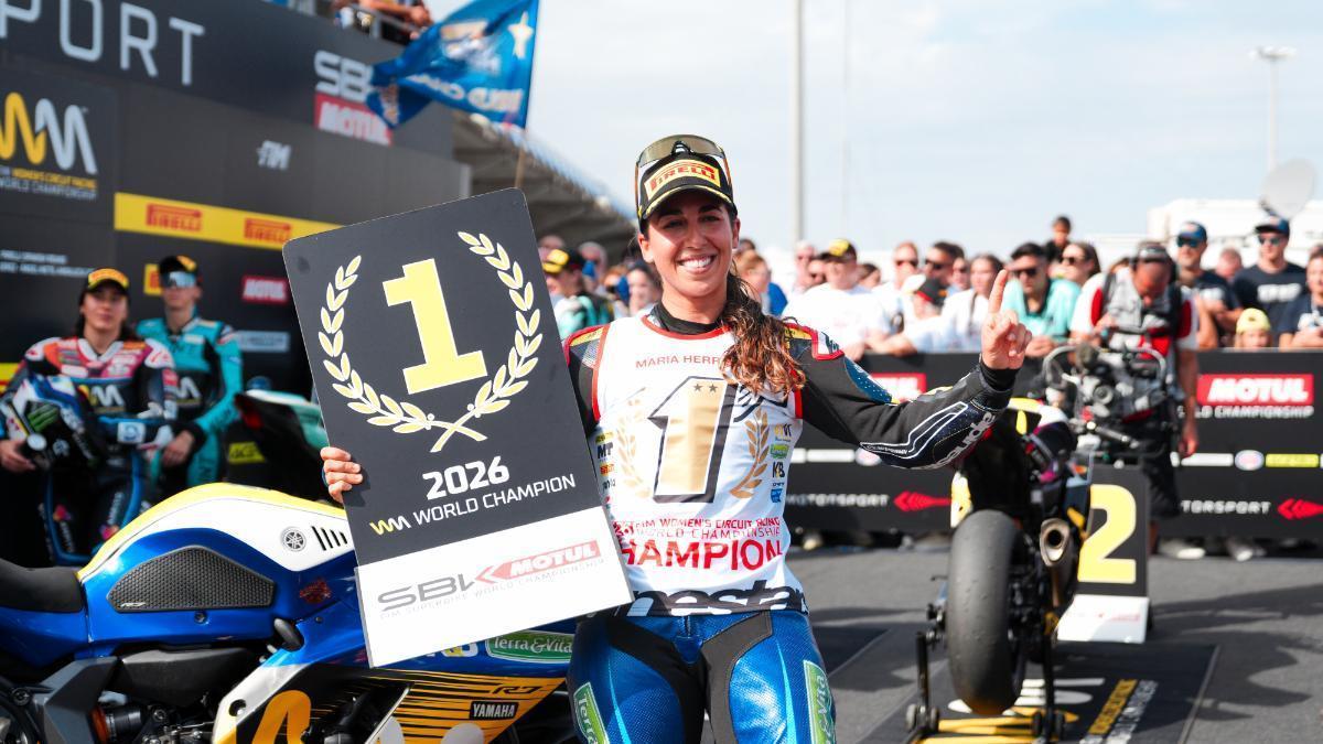 María Herrera reivindica el motociclismo femenino: 
