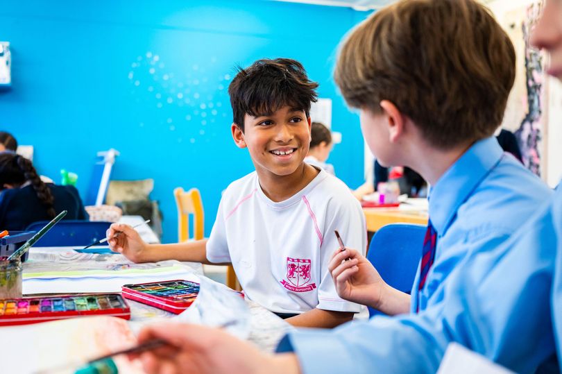 The Surrey school with robotics lessons and a fire pit that's been ...