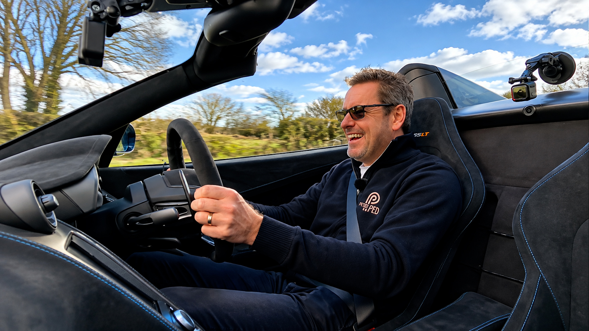 Testing the twin turbo V8 McLaren 675LT