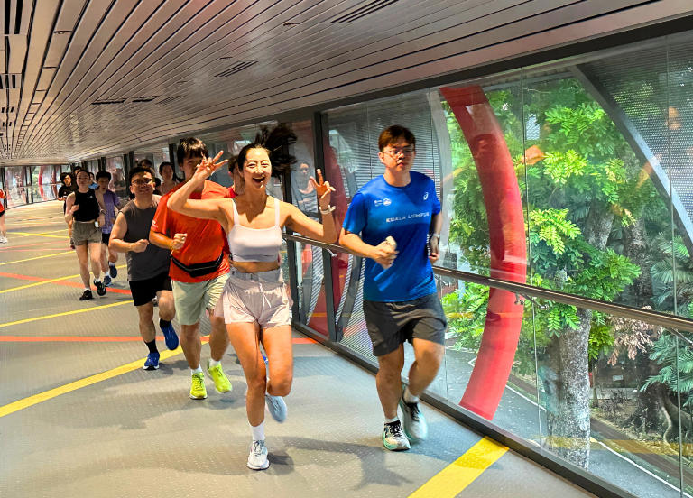 Sunway Square Mall turns its retail space into an indoor running track