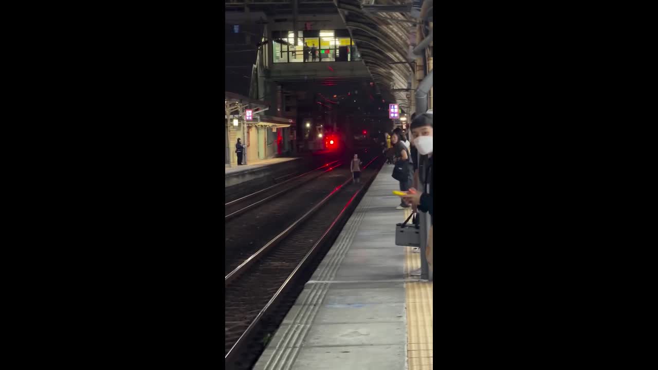 Student rescued from railway tracks after entering train path in Taiwan