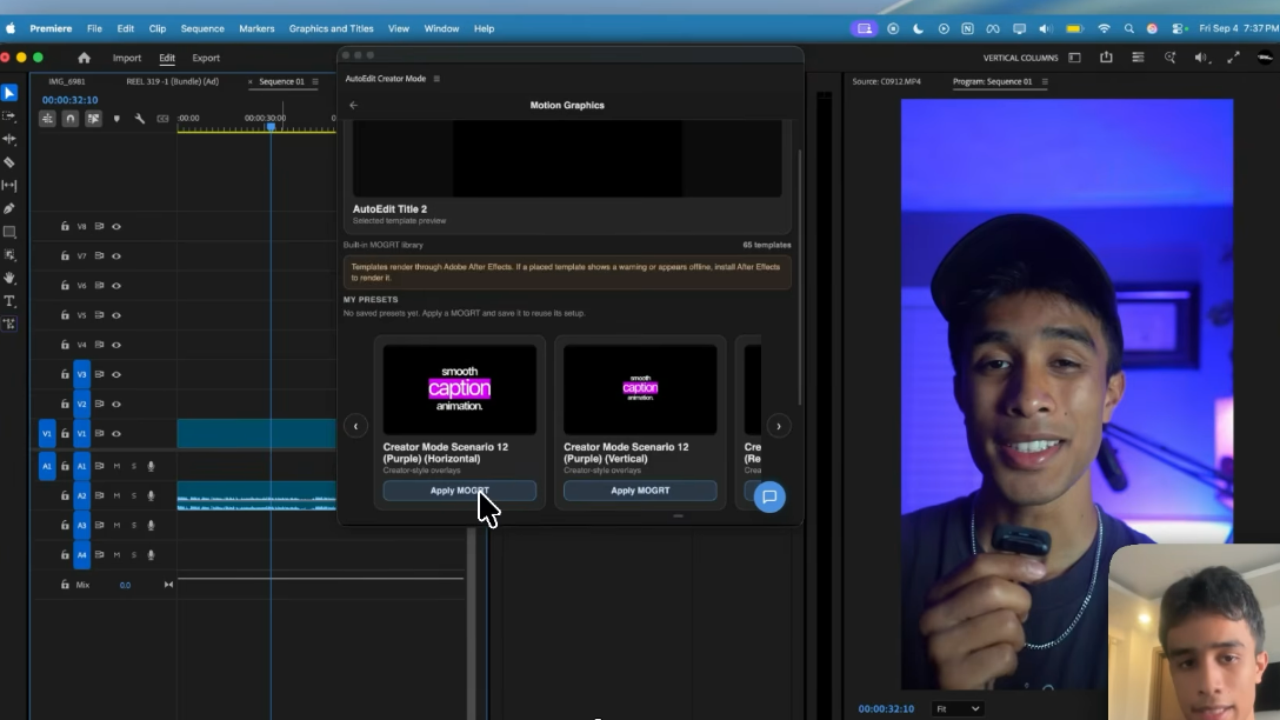 80+ free Premiere Pro templates for Instagram Reels