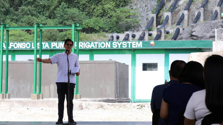 Marcos inaugurates pump irrigation system to boost rice production and ...