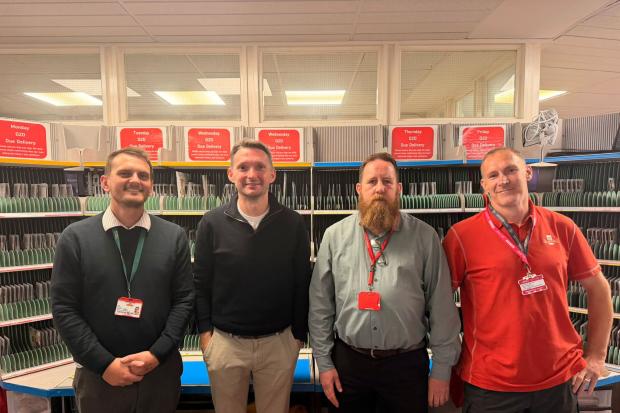 MP visits Royal Mail delivery office after residents complain of delays