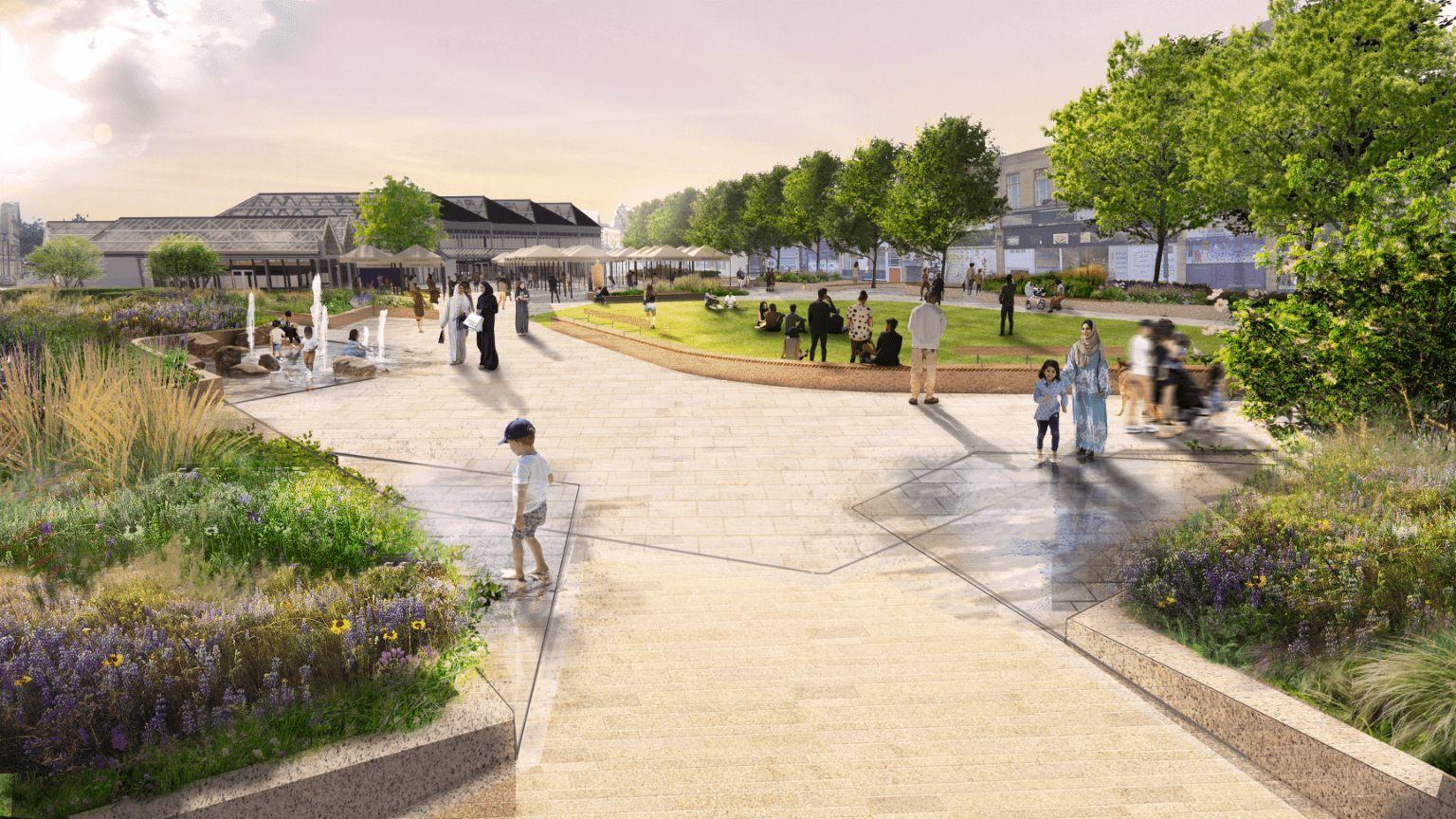 Work under way on £18m market revamp