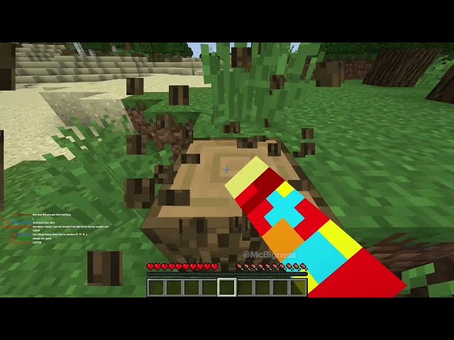 The Minecraft long horse mod
