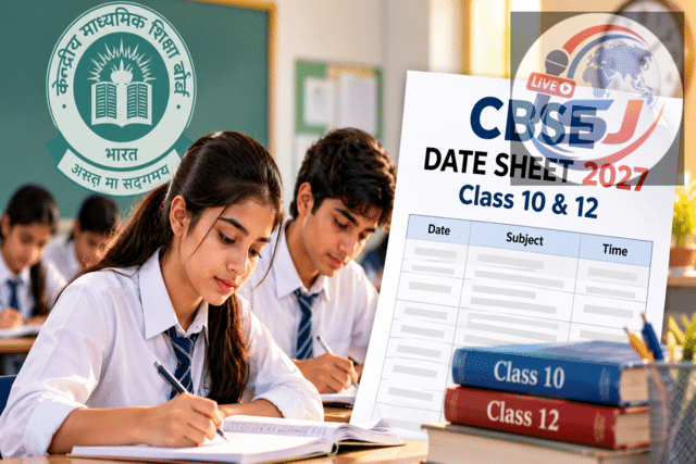 CBSE date sheet 2027: Class 10 and 12 exam timetable expected soon ...