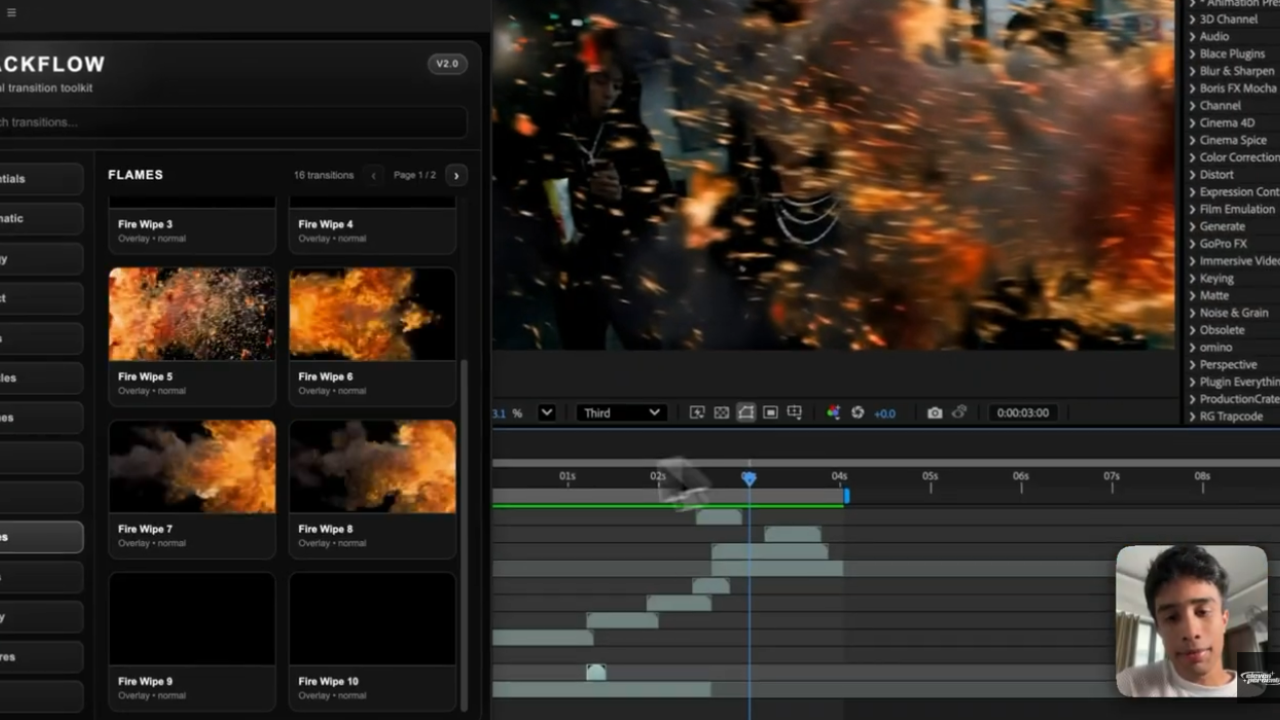 Music video VFX plugin for After Effects