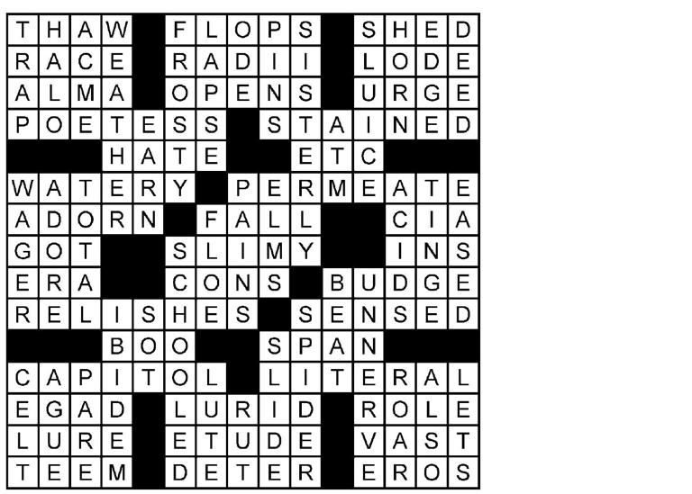Puzzle solutions for Monday, Oct. 26, 2026