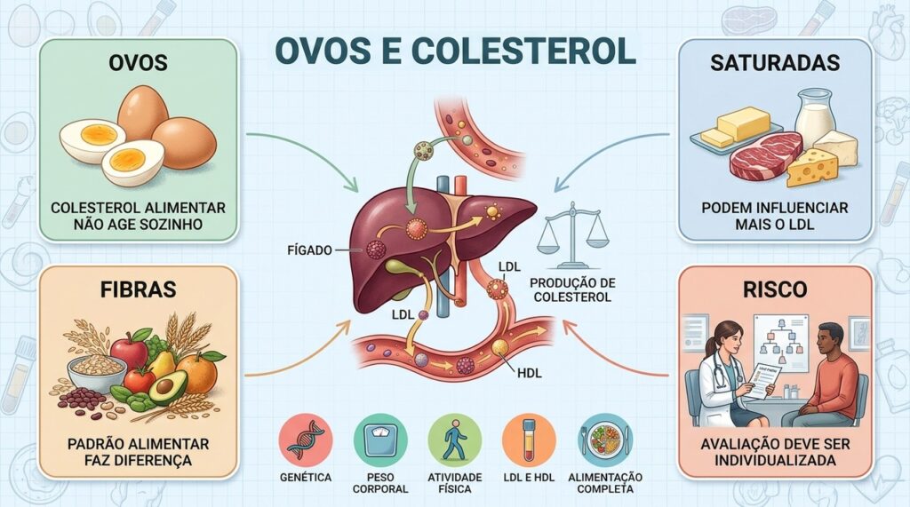 Comer ovos todos os dias pode aumentar o colesterol?