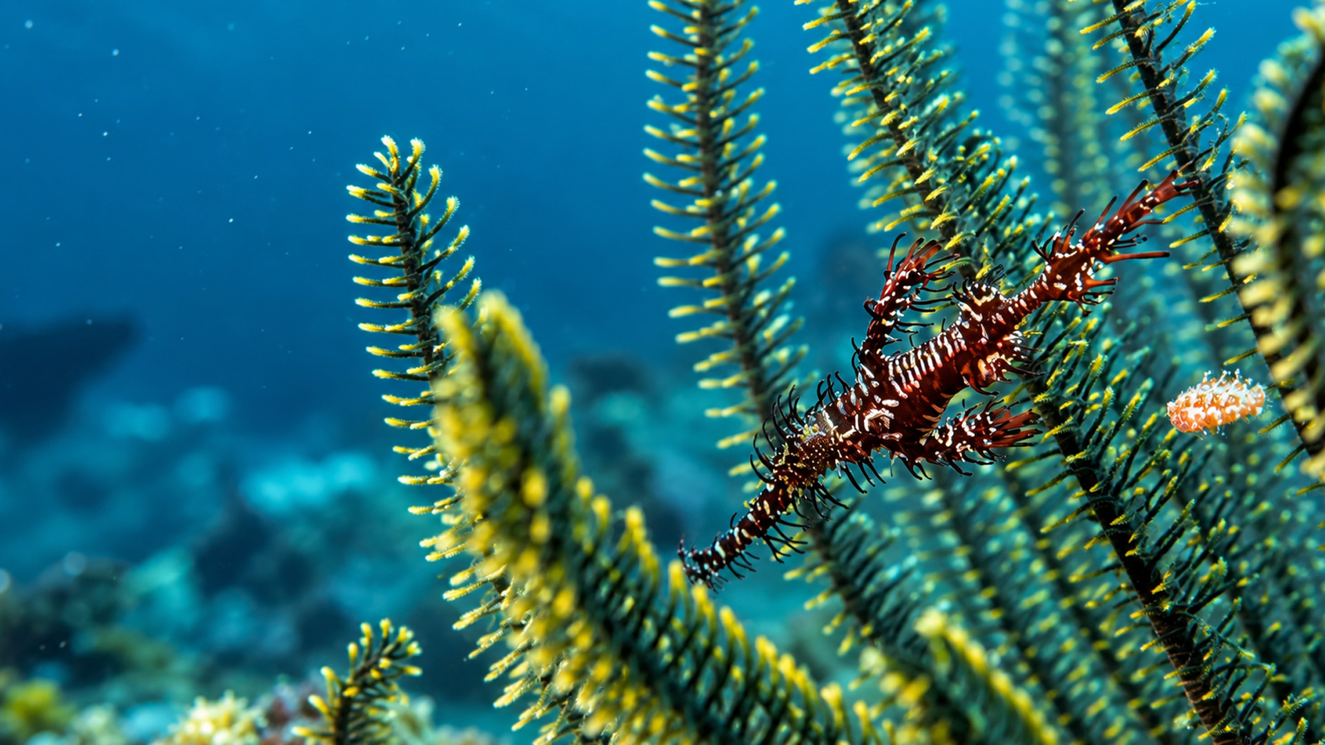 The unusual shape of Australia's leafy sea dragon
