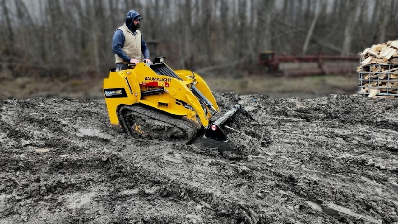Testing a mini skid steer's performance