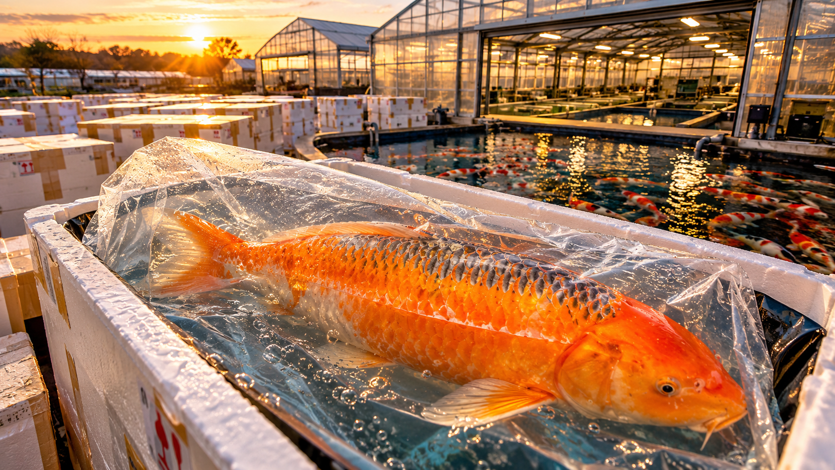 Inside a $1 million koi farm: Unboxing 20,000 rare Japanese fish