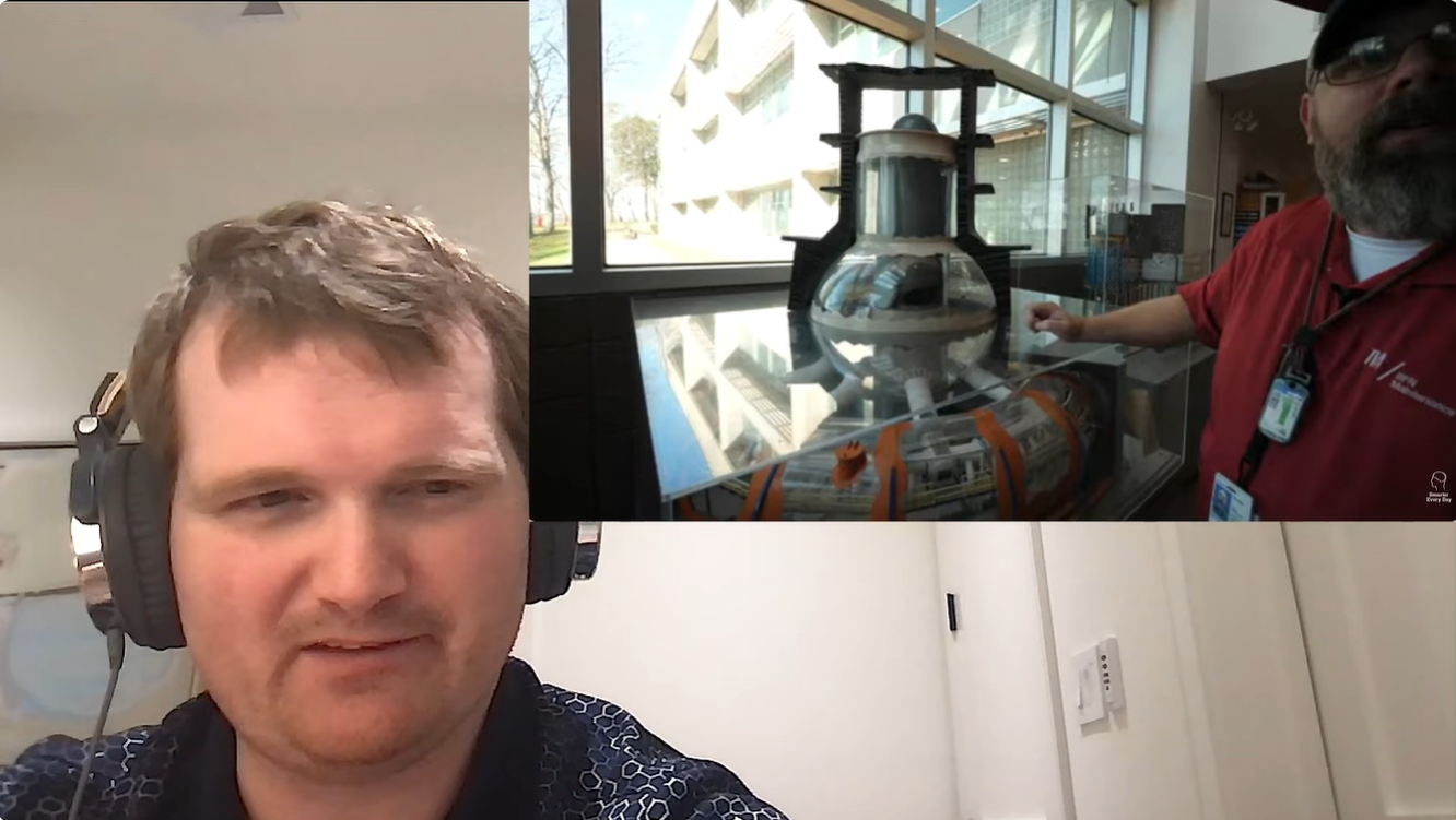 Exploring a nuclear reactor containment building with a nuclear engineer