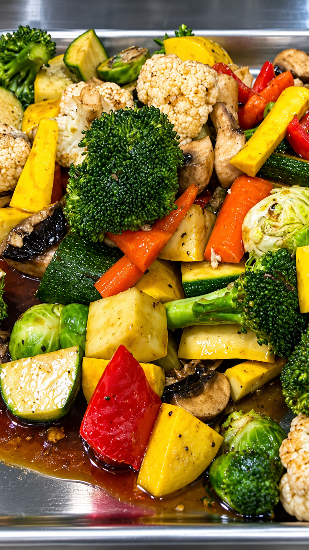 Crispy finish sheet pan chicken made easy