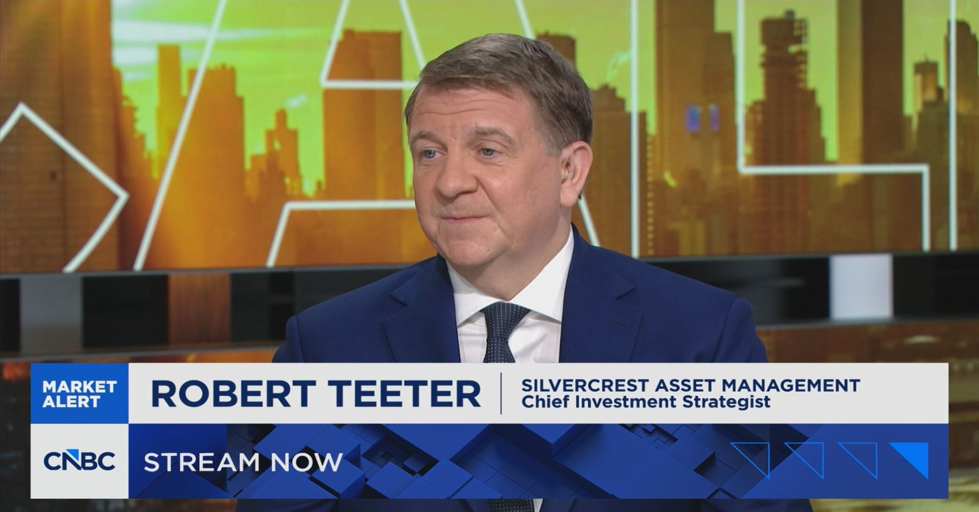 Robert Teeter: The really important key here is going to be reaction to ...