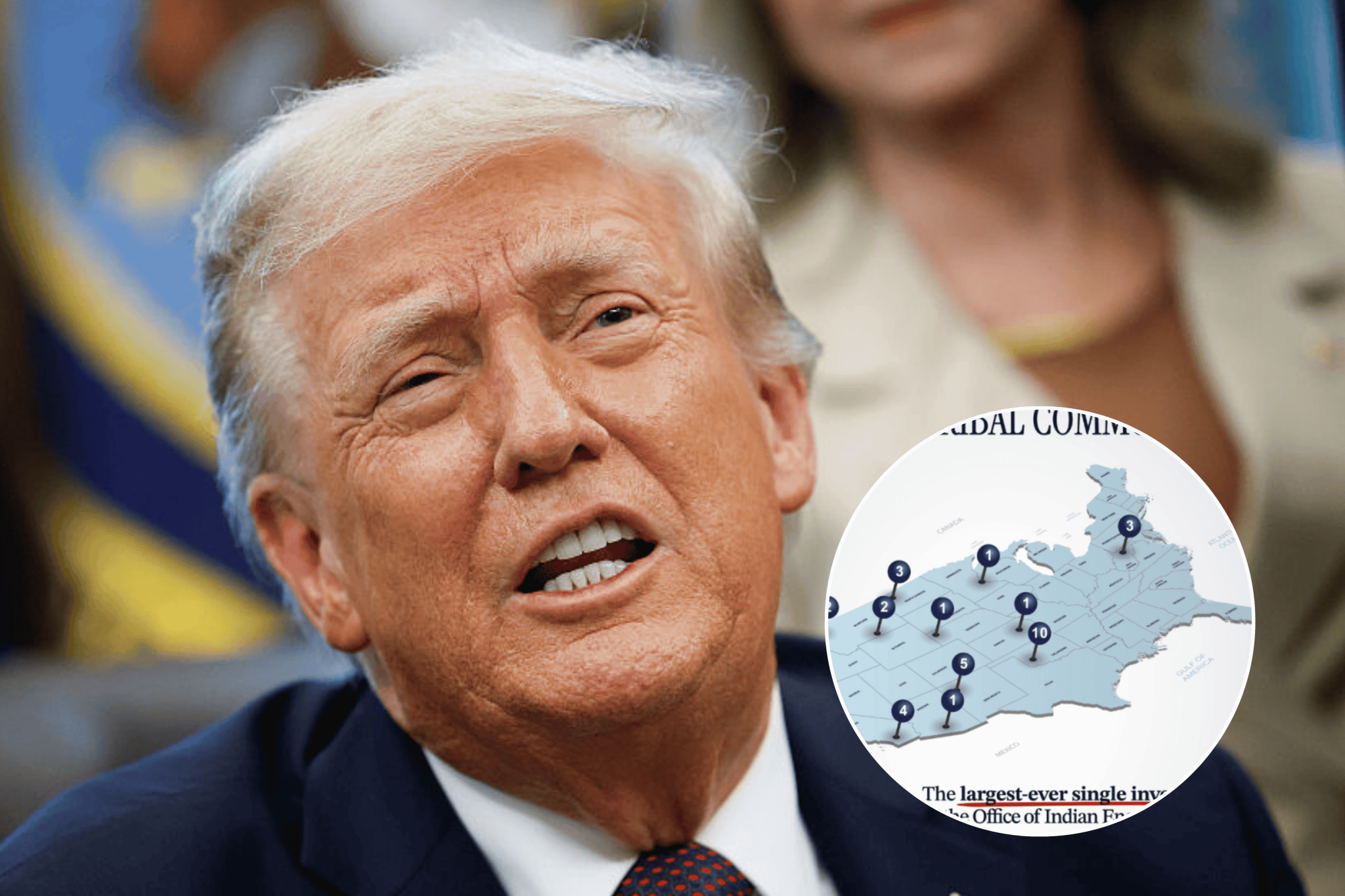 Trump admin posts map of America with one state missing