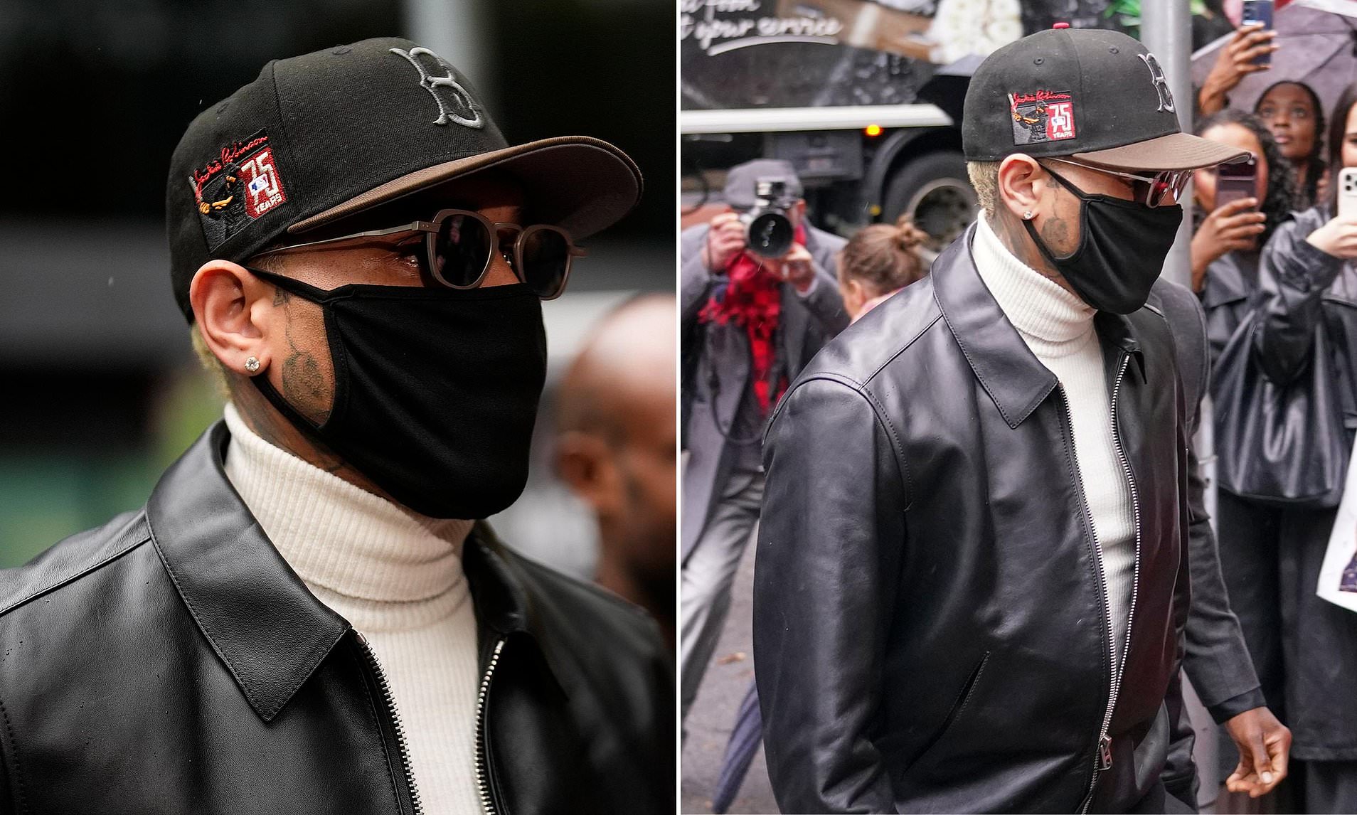 Singer Chris Brown arrives at court for sentencing after attacking ...