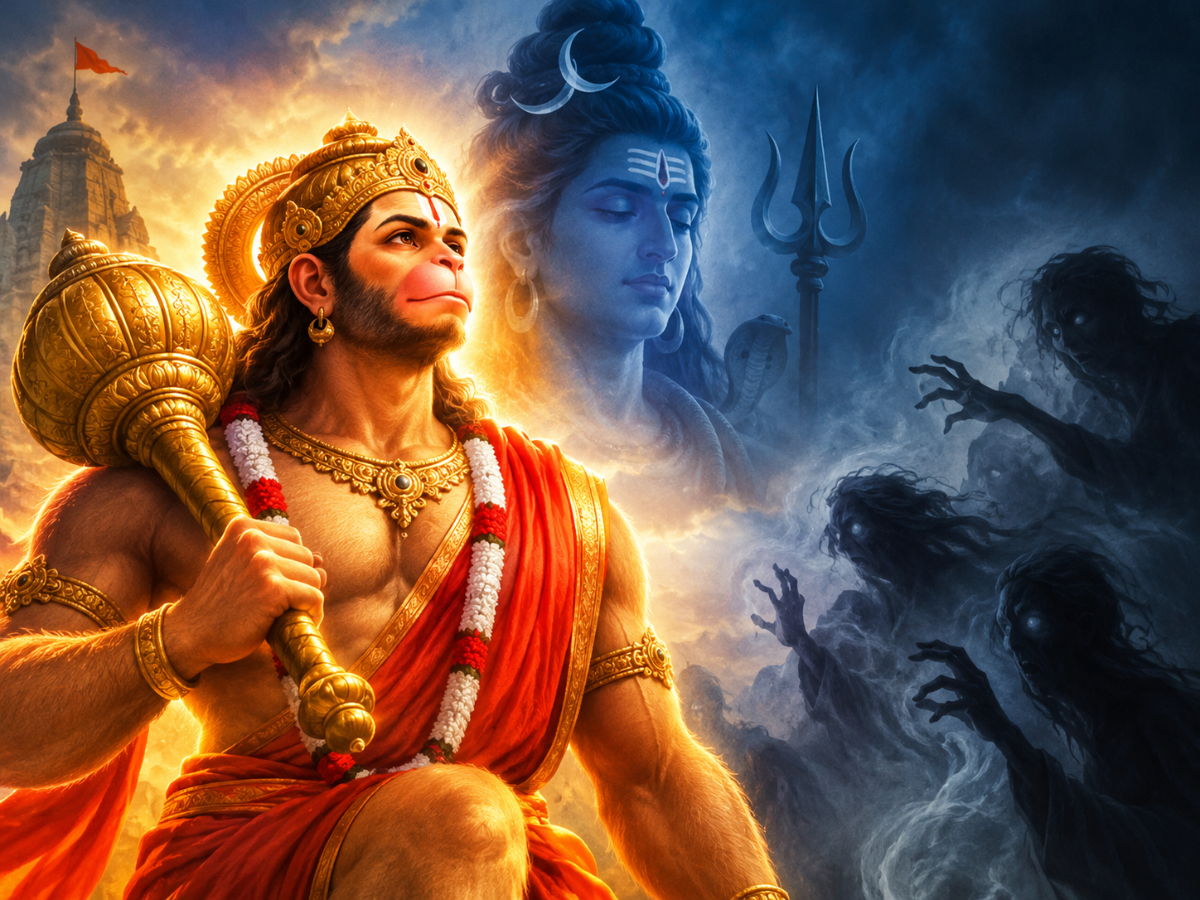 Why do ghosts fear Lord Hanuman if he is Mahadev's avatar? Know the ...