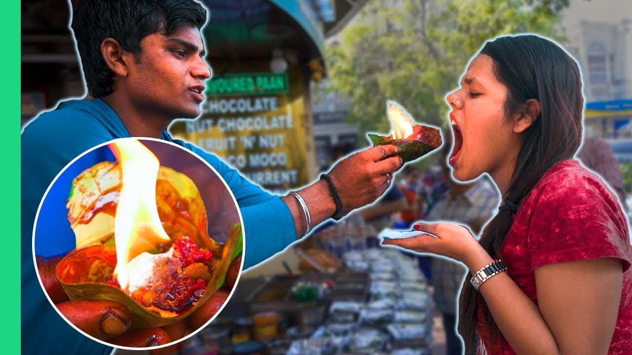 Delhi’s flaming paan put a fiery finish on a street food tasting