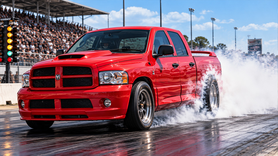 A supercharged demon truck built for extreme speed