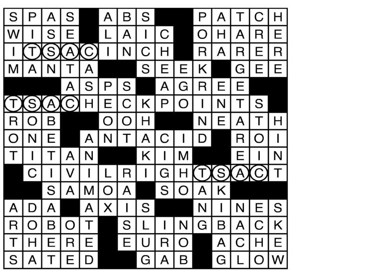 Puzzle solutions for Monday, Oct. 26, 2026