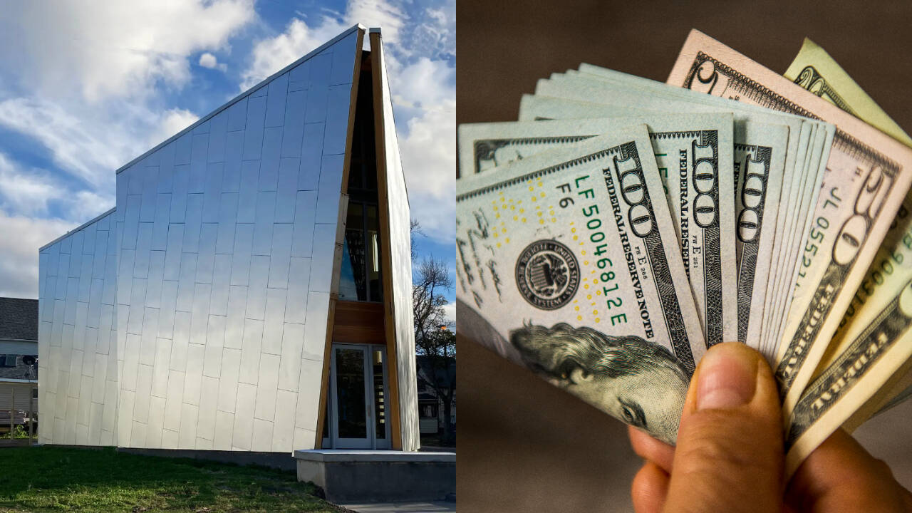 Buffalo’s $800K triangle house returns to market for just $479K