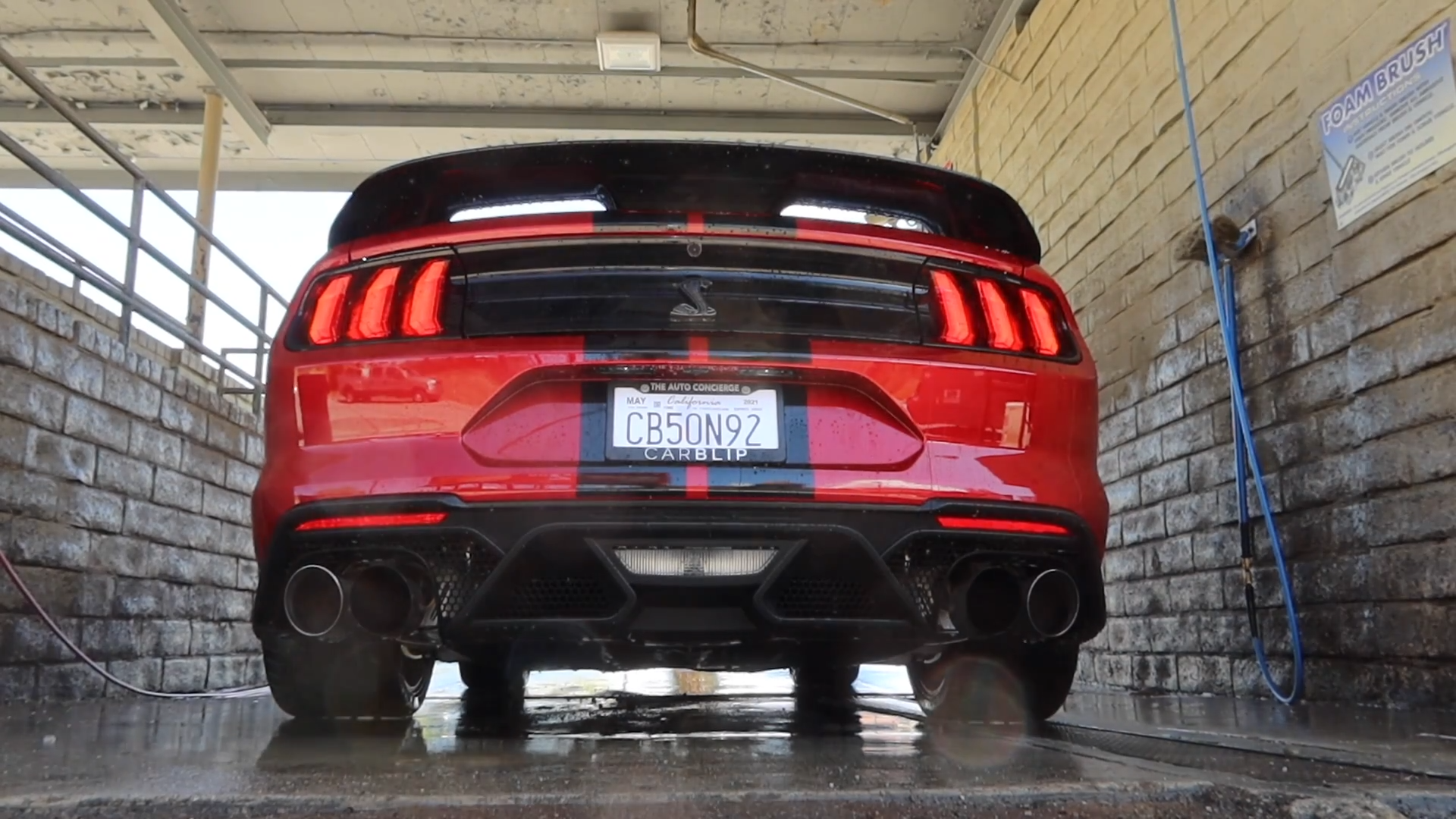 Is a straight piped Ford Mustang GT500 too loud?