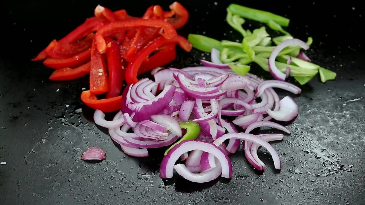 Steak fajitas on the Blackstone griddle