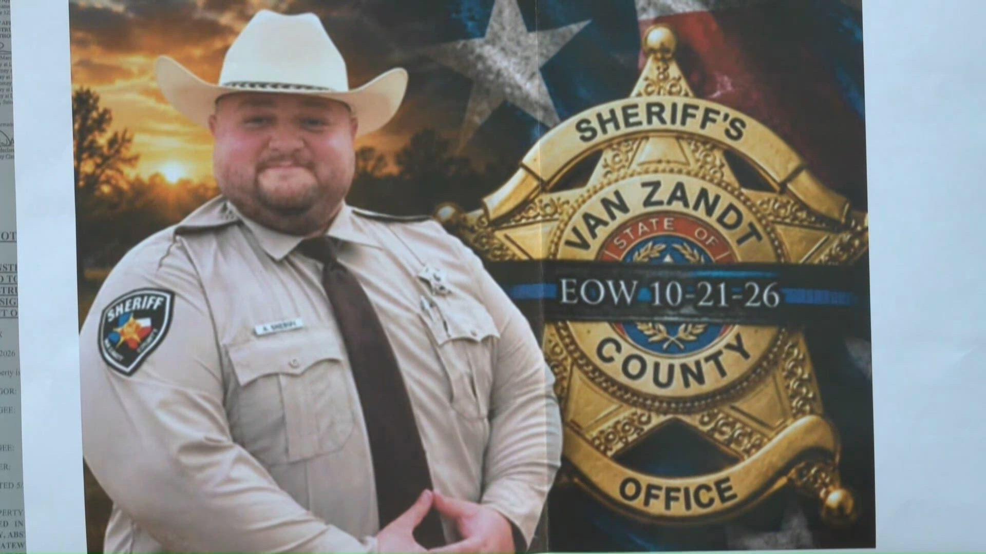 Fallen Van Zandt County deputy honored with procession from Dallas to ...