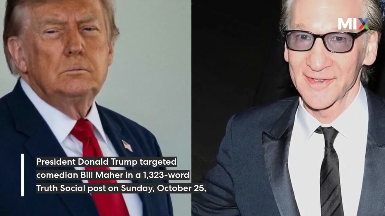 Donald Trump unleashes furious tirade against Bill Maher: 'Complete and ...