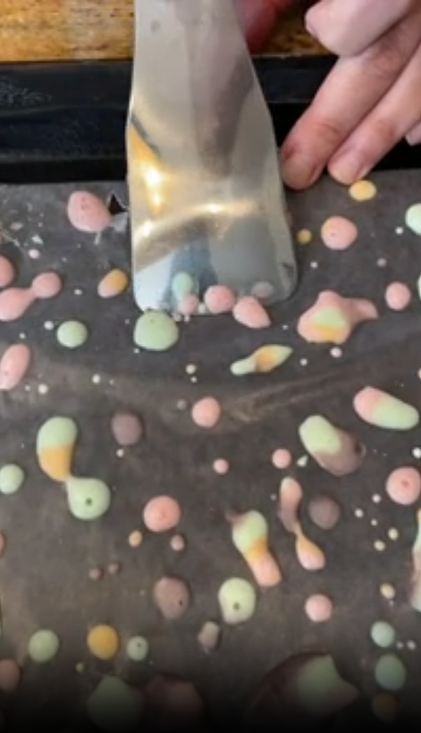 Ice cream dots recipe