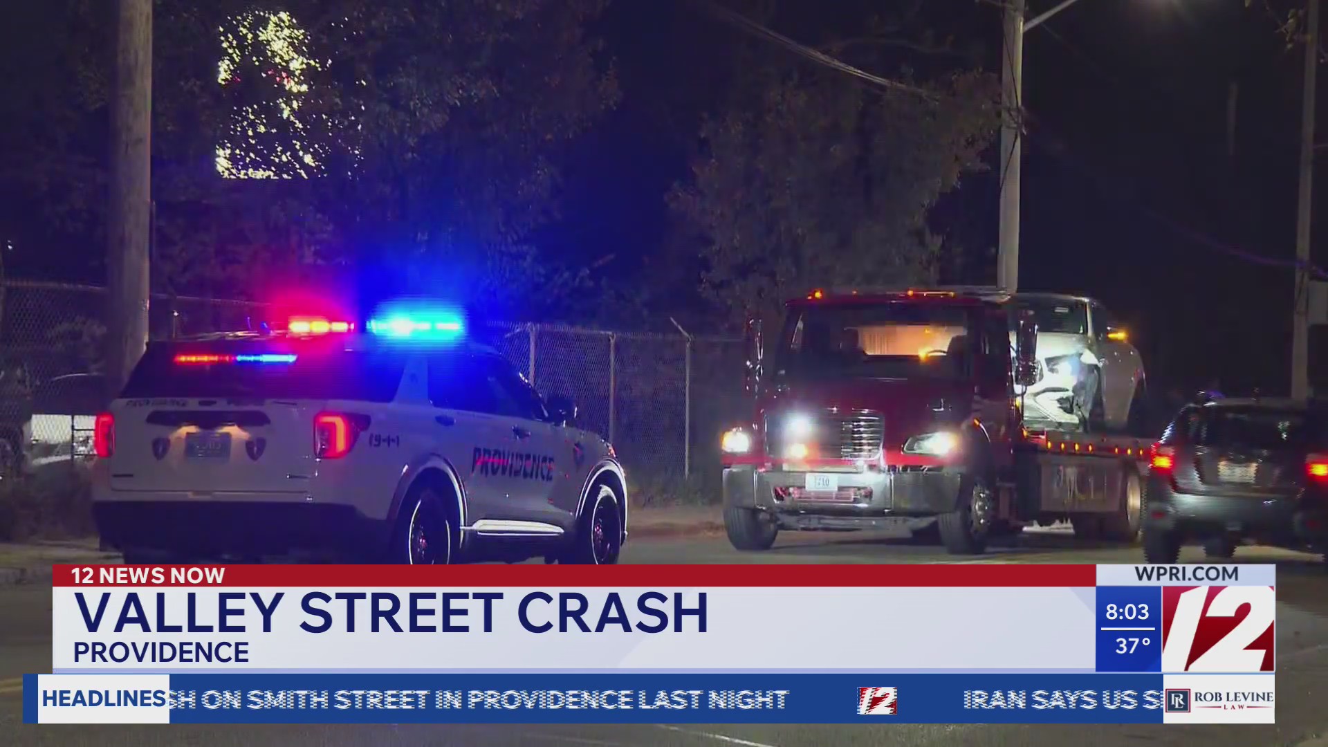 Providence police respond to 2 separate crashes