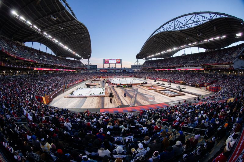 NHL-Fans and players revel on frozen pond of ice hockey nostalgia