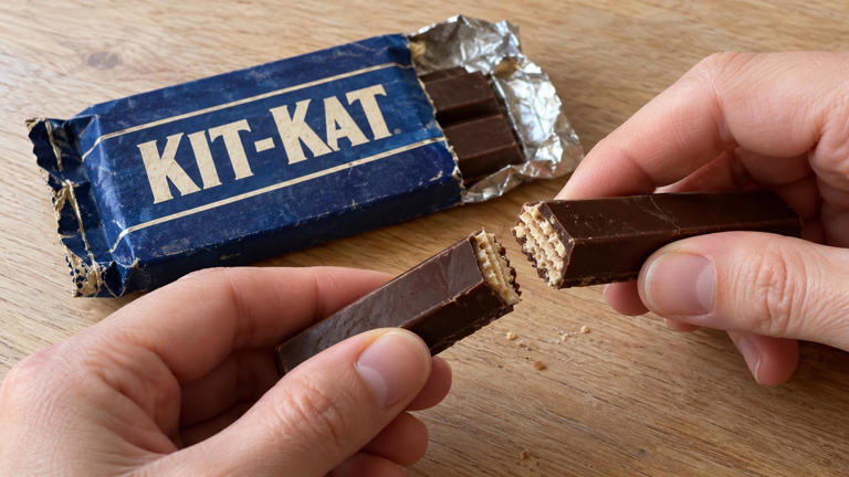 KitKat once came in blue wrappers. The chocolate changed too