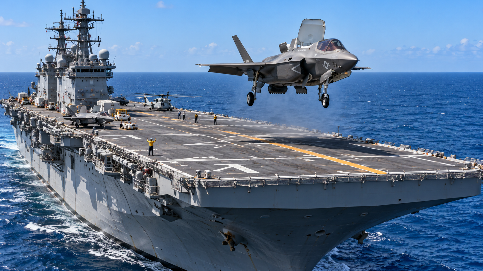 Why these US Navy ships carry F-35s but aren't real aircraft carriers