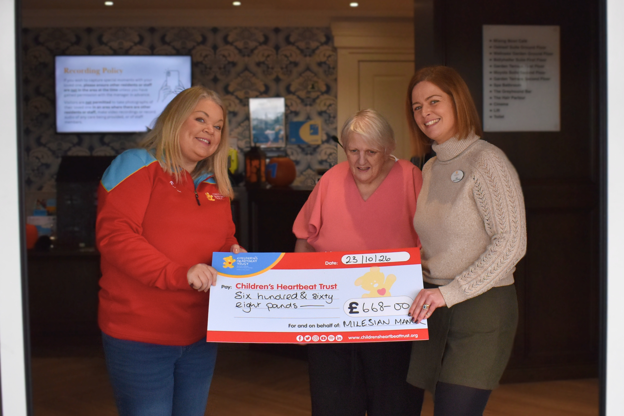 Residents, families and staff at Magherafelt home came together for an ...