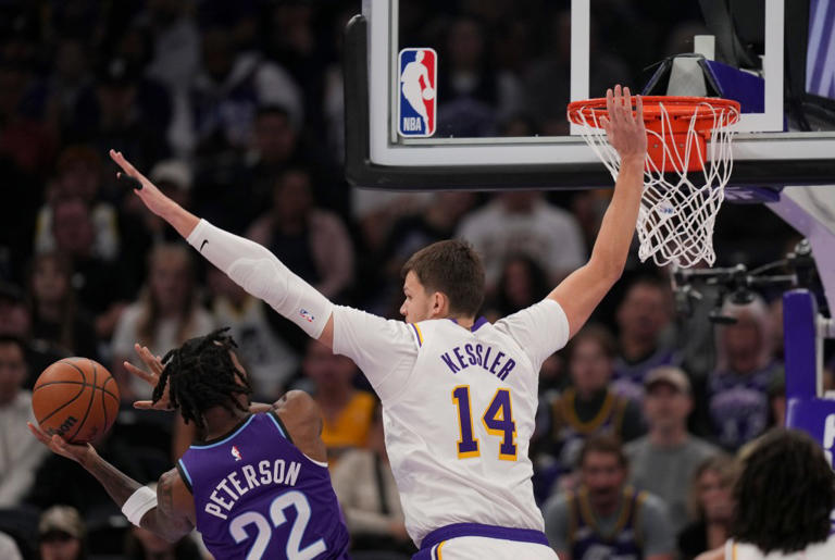 Walker Kessler’s emotional Jazz homecoming goes awry in Lakers ...